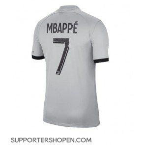 Paris Saint-Germain Kylian Mbappe #7 Borta Matchtröja 2022-23 Kortärmad